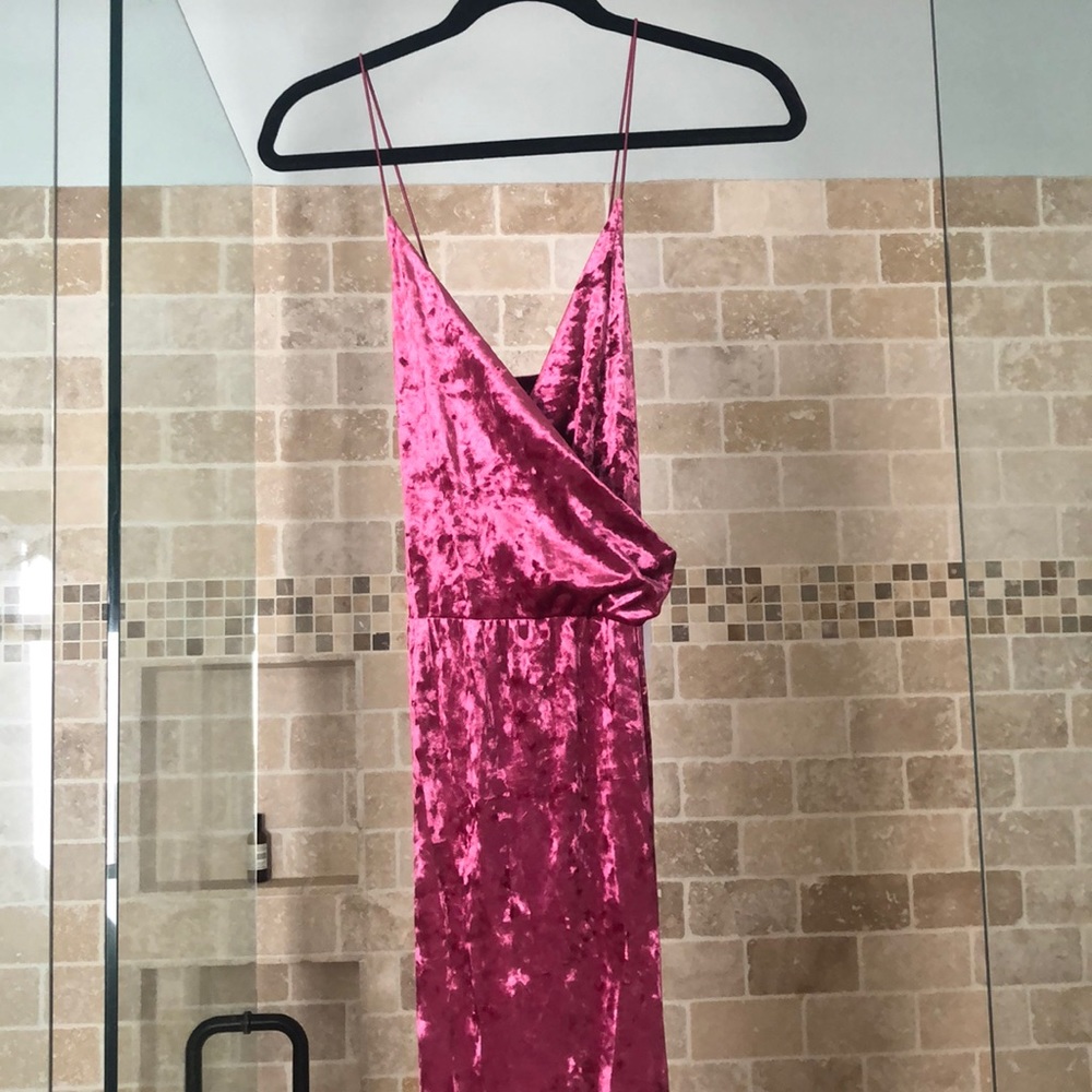 Leith velvet midi dress size small